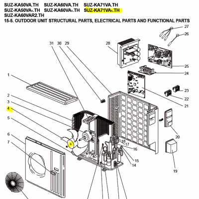 copy of Motor ventilador unidad exterior LG modelo LS-L1262YL