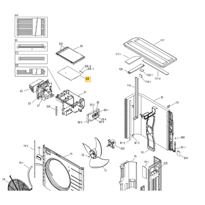 copy of Motor ventilador unidad exterior LG modelo LS-L1262YL