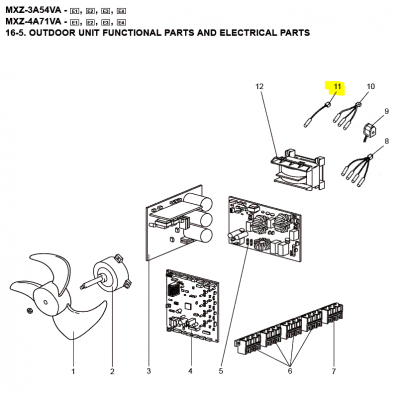 copy of Motor ventilador unidad exterior LG modelo LS-L1262YL