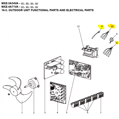 copy of Motor ventilador unidad exterior LG modelo LS-L1262YL