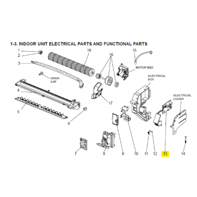 Motor ventilador unidad exterior LG modelo LS-L1262YL