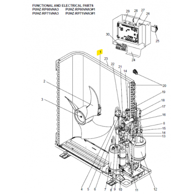 copy of Motor ventilador unidad exterior LG modelo LS-L1262YL