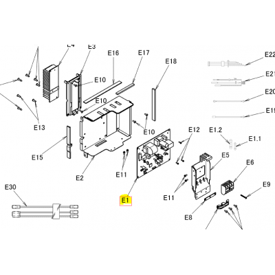 copy of PLACA DE CONTROL + EEPROM UNIDAD EXTERIOR DAIKIN RX35JV1B