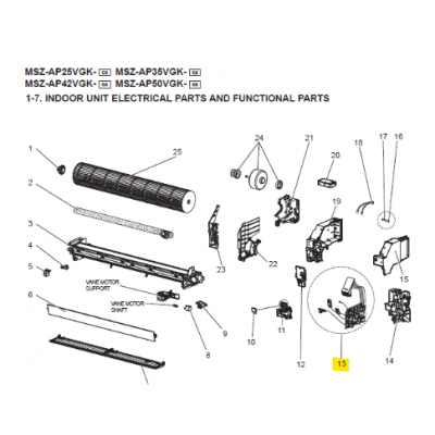 copy of Motor ventilador unidad exterior LG modelo LS-L1262YL