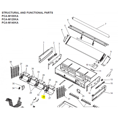 copy of Motor ventilador unidad exterior LG modelo LS-L1262YL