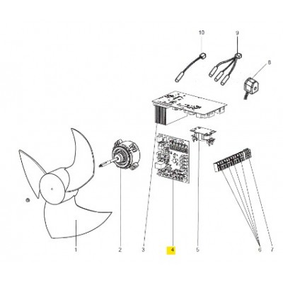 copy of Motor ventilador unidad exterior LG modelo LS-L1262YL