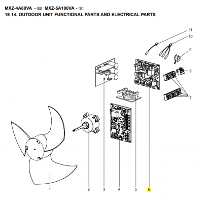 copy of Motor ventilador unidad exterior LG modelo LS-L1262YL