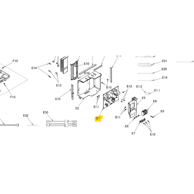 copy of PLACA DE CONTROL + EEPROM UNIDAD EXTERIOR DAIKIN RX35JV1B