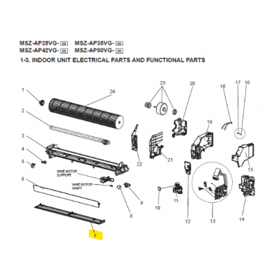 copy of Motor ventilador unidad exterior LG modelo LS-L1262YL