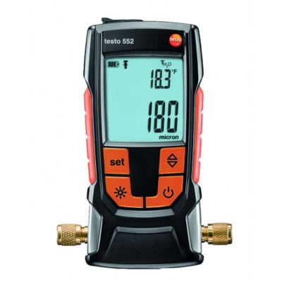 copy of Manometro digital, Testo 550, precisión ±0,5 ºC, resolución 0,1 °C, 2 entradas, De Mano, -50 → +150 °C