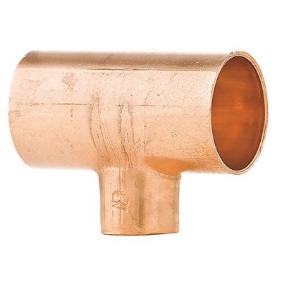 TE DE COBRE REDUCIDA  2-1/8" X 2-1/8" X 1-5/8"