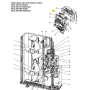 Placa inverter POWER BOARD exterior MITSUBISHI ELECTRIC modelo PUHZ-HW140YHA2/R3 258418 T7WE84313