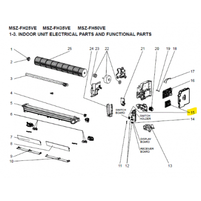 Motor ventilador unidad exterior LG modelo LS-L1262YL