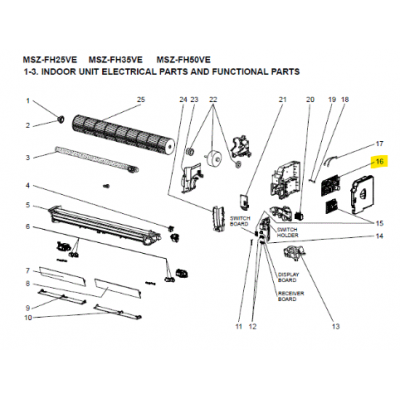copy of Motor ventilador unidad exterior LG modelo LS-L1262YL