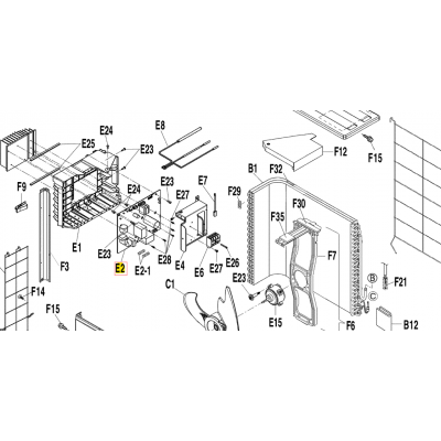 copy of Motor ventilador unidad exterior LG modelo LS-L1262YL