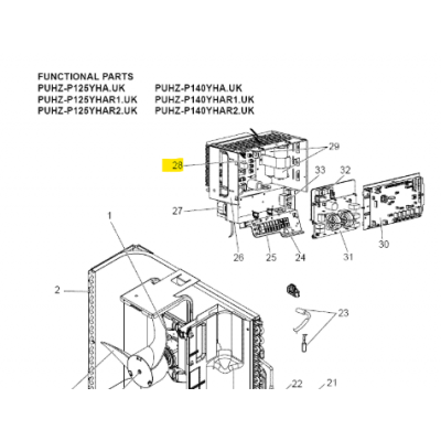 Motor ventilador unidad exterior LG modelo LS-L1262YL