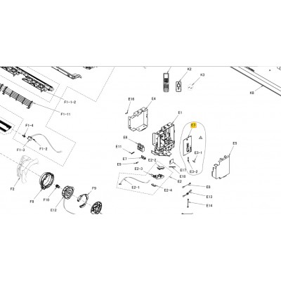 PLACA CONTROL UNIDAD INTERIOR DAIKIN FTXF25E5V1B 5046541