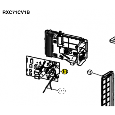 Placa de control inverter unidad exterior DAIKIN RXC71CV1B 2532512
