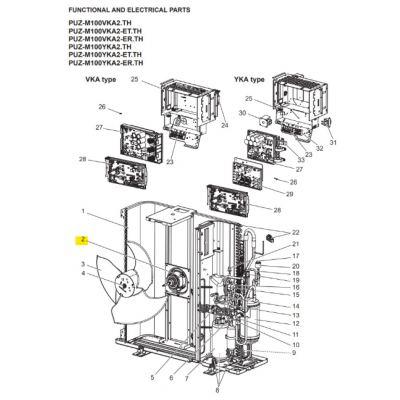 copy of Motor ventilador unidad exterior LG modelo LS-L1262YL