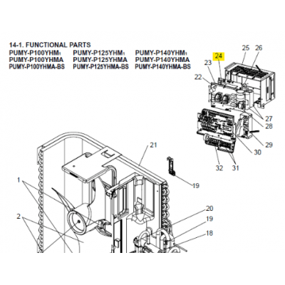 copy of Motor ventilador unidad exterior LG modelo LS-L1262YL