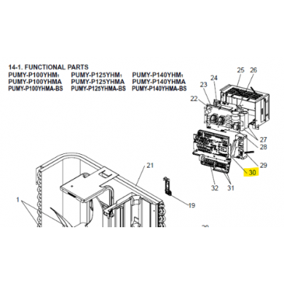 copy of Motor ventilador unidad exterior LG modelo LS-L1262YL