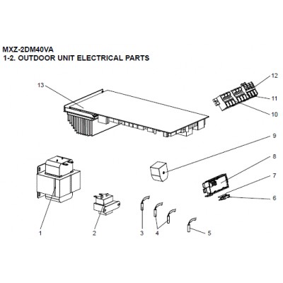 copy of Motor ventilador unidad exterior LG modelo LS-L1262YL