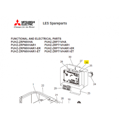 copy of Motor ventilador unidad exterior LG modelo LS-L1262YL