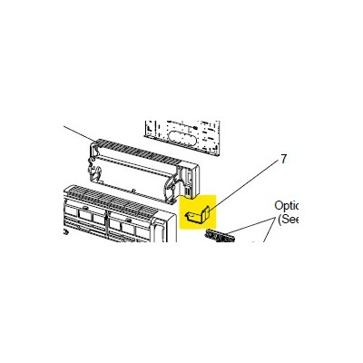 copy of CARCASA TRASERA UNIDAD INTERIOR MITSUBISHI ELECTRIC MSZ-GA25VB-E1