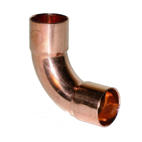 CURVA 90º DE COBRE PARA SOLDAR 3-1/8"