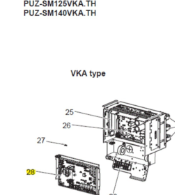 Placa de control unidad exterior Mitsubishi Electric PUZ-SM125VKA.TH