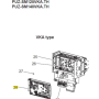 Placa de control unidad exterior Mitsubishi Electric PUZ-SM125VKA.TH