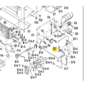 Placa control interior DAIKIN CDX25HAV1NB