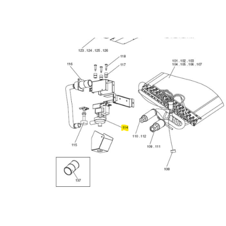 Bomba drenaje interior MITSUBISHI ELECTRIC PEAD-M71JA.UK S70E50355