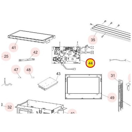 PLACA DE CONTROL HITACHI RAC-50WED
