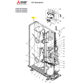 Motor ventilador unidad exterior Mitsubishi Electric PUHZ-RP125VHA2 CODIGO 279043 R01E70221