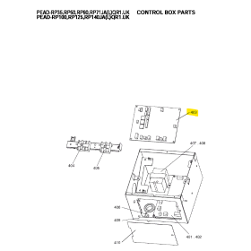 Placa electronica de control unidad interior MITSUBISHI ELECTRIC PEAD-RP71JAQR1.UK.UK S70K30310 259757