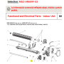MOTOR LAMA PLÁSTICO SPLIT INT. MSZ-HJ60VA-E3 E22N87303 473597