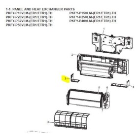 ESQUINA IZQUIERDA SPLIT MISTUBISHI ELECTRIC PKFY-P32VLM-ER1.TH