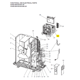 Placa inverter unidad exterior MITSUBISHI ELECTRIC ECODAN PUHZ-SW100VAA.UK S70E51313