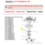 Motor ventilador unidad interior MITSUBISHI ELECTRIC modelo PLFY-P63VBM-E1.UK 212218