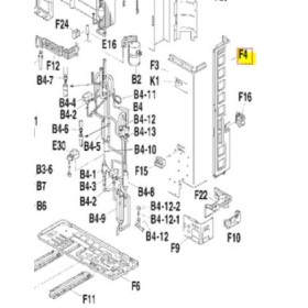 C20- REJILLA LATERAL EXTERIOR DAIKIN RZP100DV1 1278611