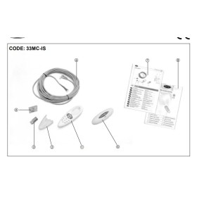 KIT SUSTITUCION TERMOSTATO PARED POR TERMOSTATO INALAMBRICO CARRIER 40SMC048N
