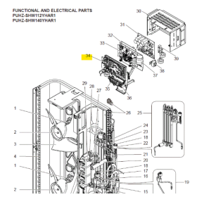 Placa de control unidad exterior Mitsubishi Electric PUHZ-SHW140YHAR1 316191 T7WHR0315
