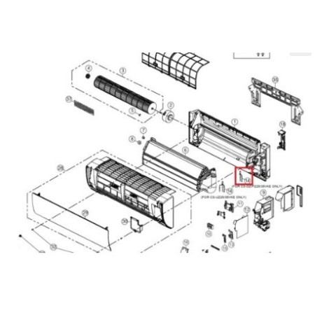 Kit sondas unidad interior PANASONIC CS-UZ35VKE