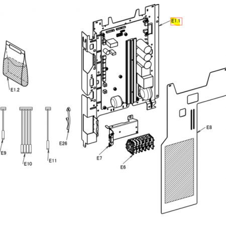 PLACA DE CONTROL INVERTER UNIDAD EXTERIOR DAIKIN RZAG100N7V1B 5041641