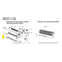 LAMAS UNIDAD INTERIOR MITSUBISHI MSZ-A12YV-E1(WH) 154011+154012