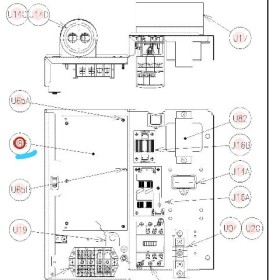 Placa electrónica unidad exterior PCB HITACHI RAS-2.5/3HNVE