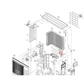 Placa electrónica unidad exterior PANASONIC CU-E18SKE