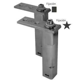 Bisagra pivotante fijación cuadrada DB.474