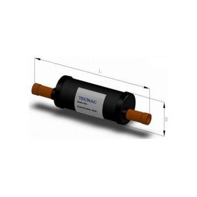 SILENCIADORES DESCARGA SIMPLES "TECNAC": DIMENSIONES EN MM: ø50,8/LARGO 189. VOLUMEN INTERNO. DM³:7.000. CONEX. SOLDAR 3/8".